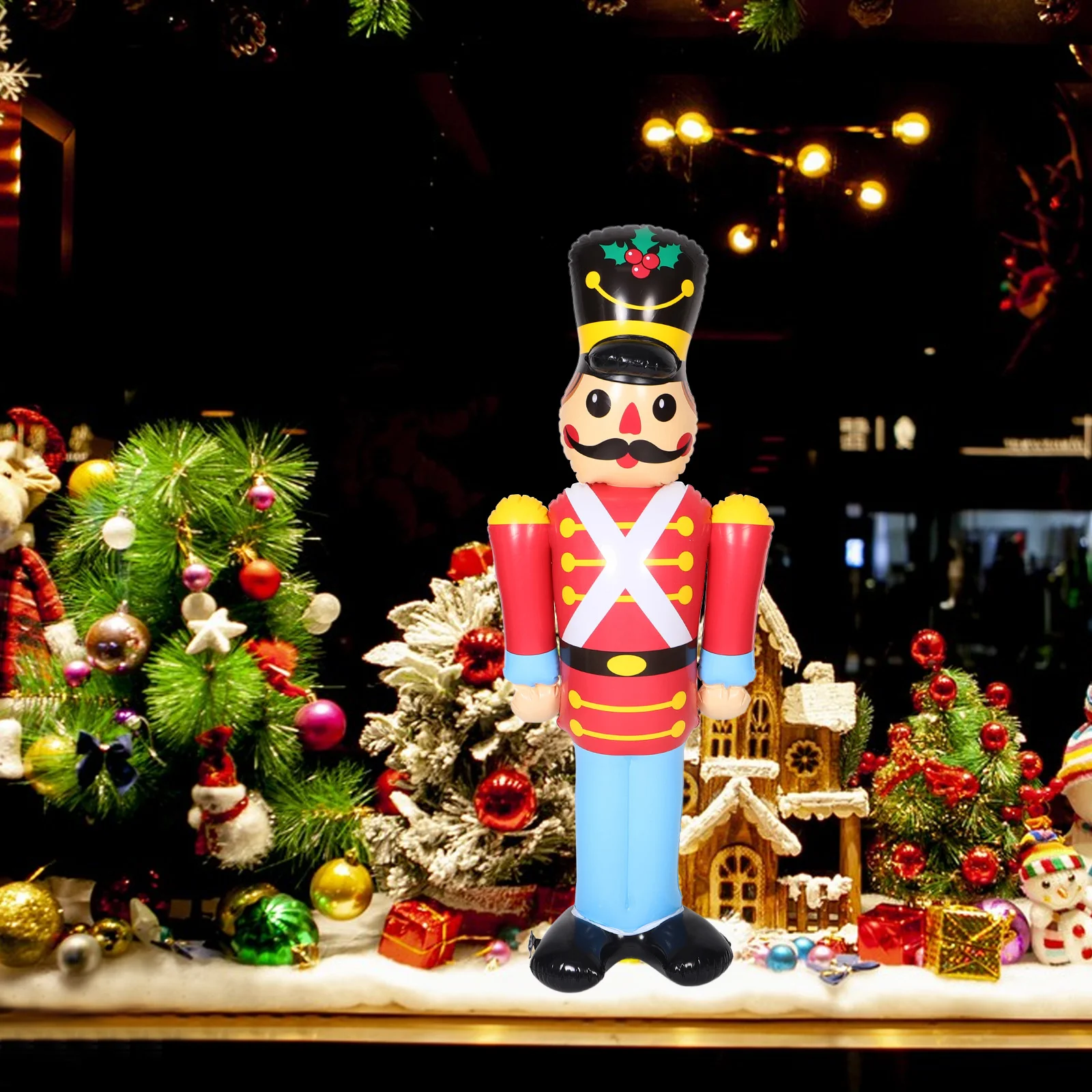 Надувные праздничные фигурки Щелкунчика рождественские надувные дерекции