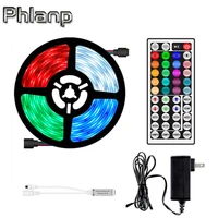 new rgb light with led strip set 5050 symphony marquee 12v remote control waterproof neon light strip remote controldropshipping