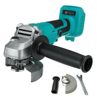 4 speed 125mm brushless electric angle grinder grinding machine cordless woodworking power tool for 18v makita battery