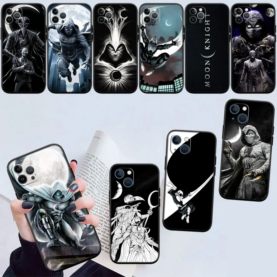 Новый высококачественный чехол YK33 Moon Knight для сотовых телефонов iPhone 15 14 13 12 11 Pro Max
