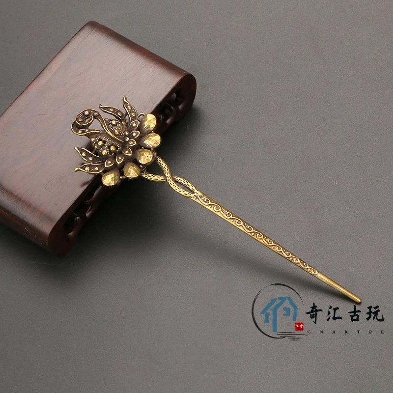 

Classical Badbuba Pure Bronze Plate Retro Wind Jewelry Ancient Women Headdress