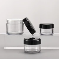 10pcs make up jar cosmetic sample empty container plastic round lid small bottle eyeshadow cream travel pot 2g 3g 5g 10g 15g 20g