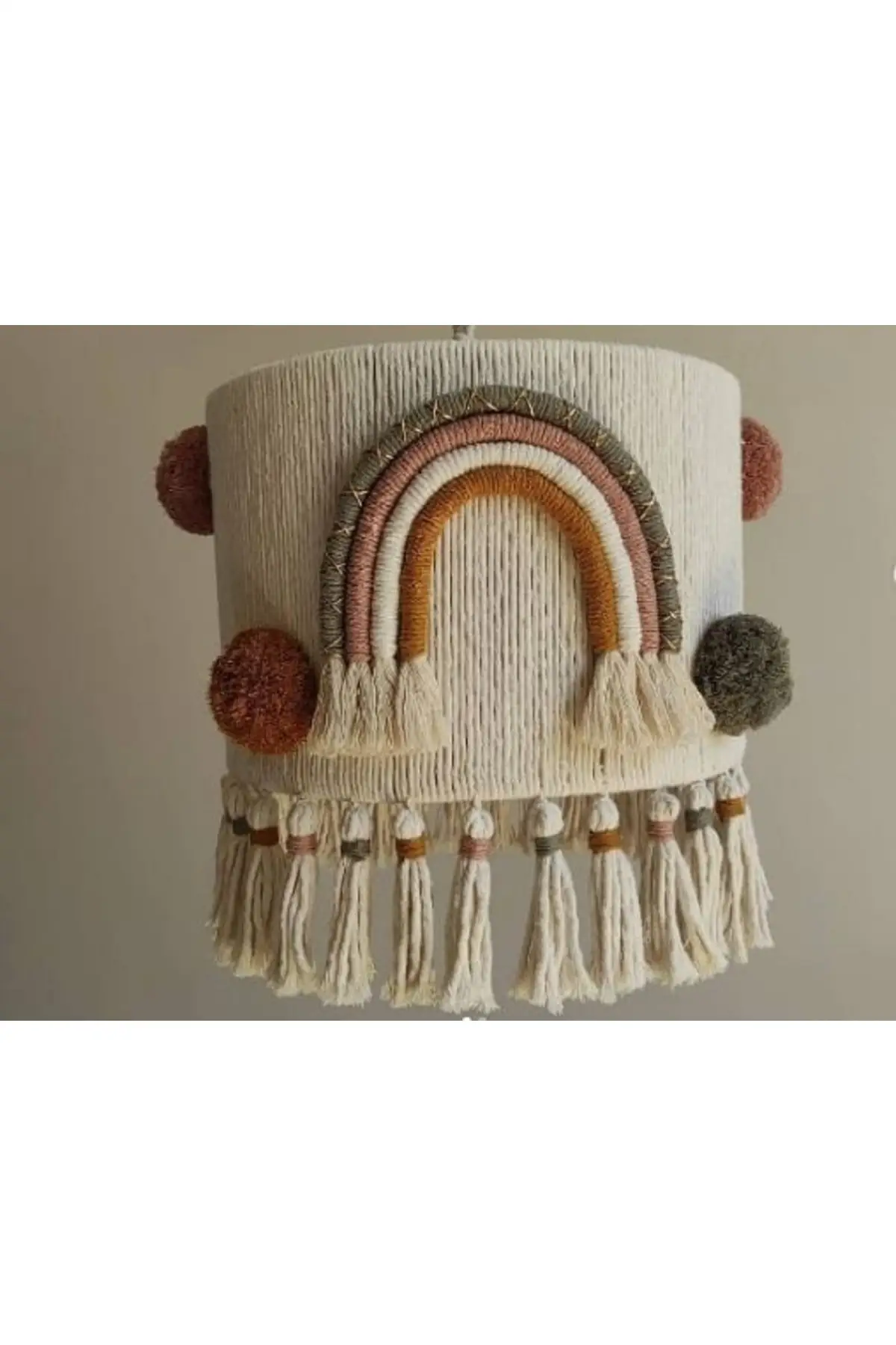 

Детская/Детская комната 0 ручная работа макраме Радуга Люстра для детской и детской комнаты (включая рог)