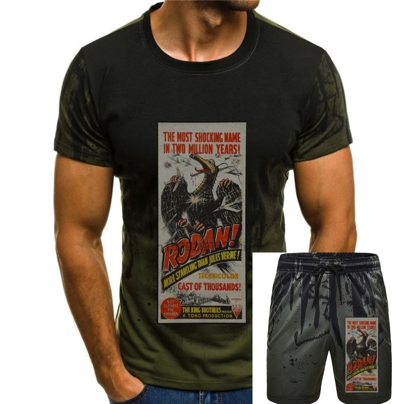 

Retro Rodan Poster Inspired by Movie Vintage Super Soft T shirt