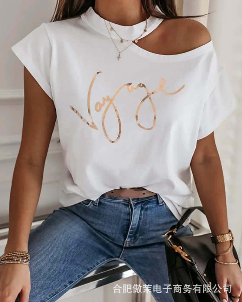 

Women's Letter Print Top Women’s Tops Women Shirts