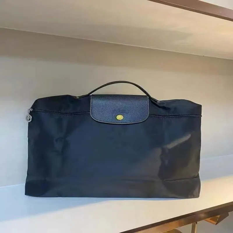 Large Capacity Portable Laptop Handbag File Bag Men And Women Business Briefcase Messenger Bag Nylon Computer Bag