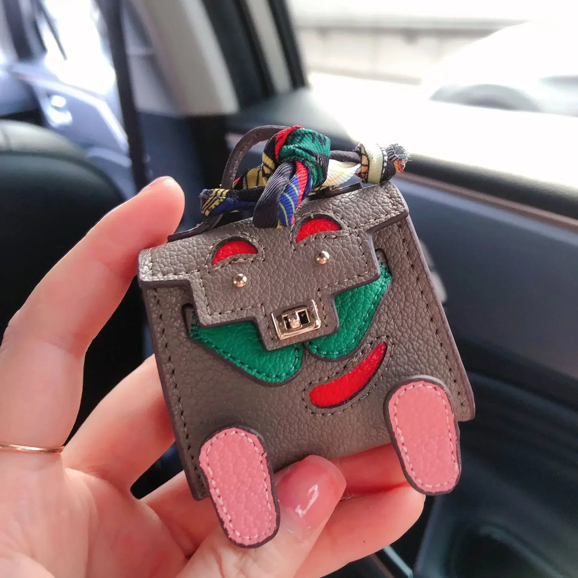 Мини-сумка из микрофибры кожаная сумка с подвеской автомобильная подвесная