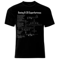 b 29 superfortress bomber wwii us aircraft blueprint t shirt new 100 cotton short sleeve o neck casual t shirt size s 3xl