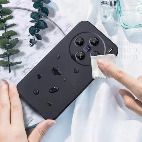 Для Vivo X200 Pro Mini Case Funda On Для Vivo X200 X200Pro Чехлы для телефонов X 200 Задняя крышка Полное покрытие Жидкий силиконовый мягкий корпус