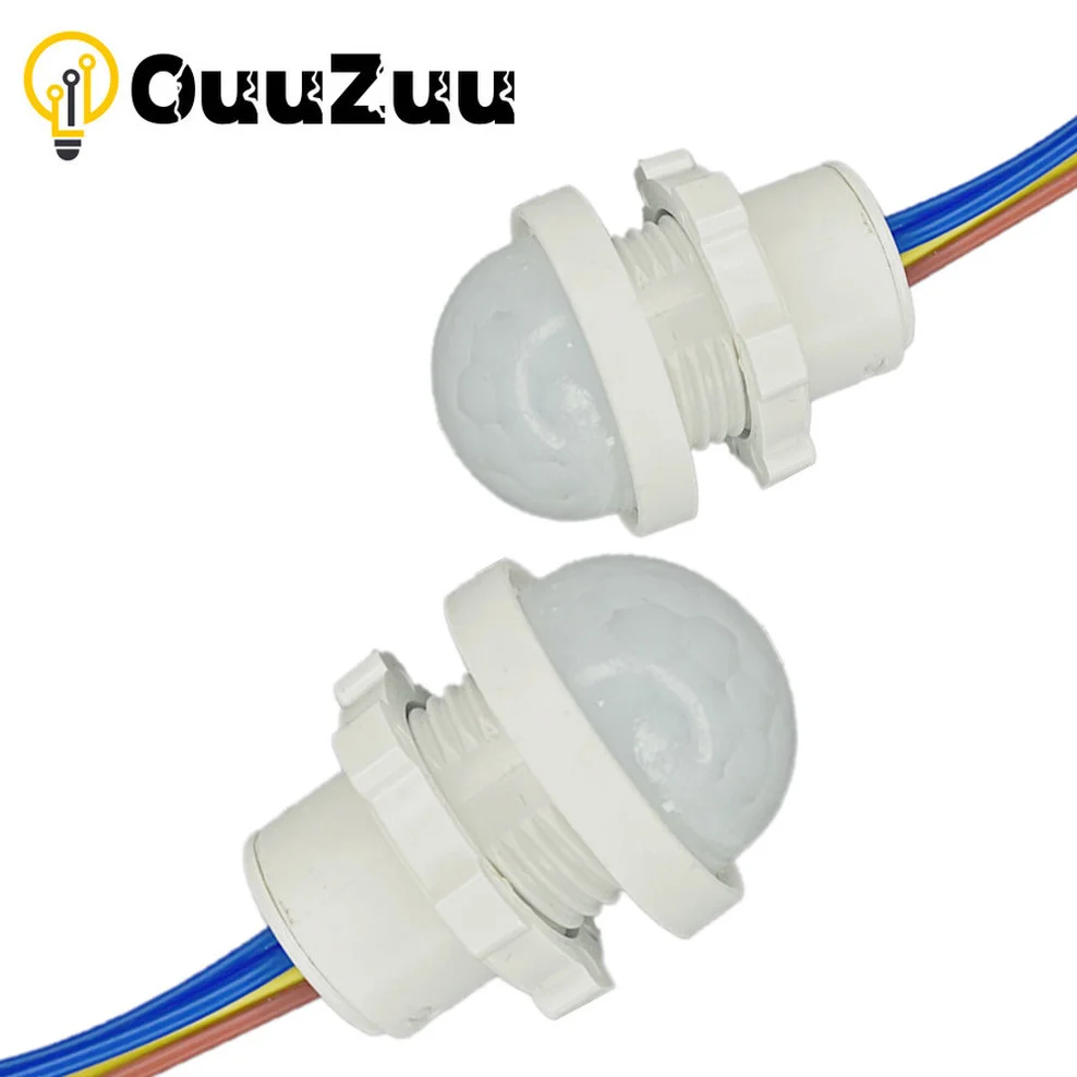 

DC 12V 24V PIR Sensor Detector Smart Switch 110V 220V LED PIR Infrared Motion Sensor Detection Automatic Sensor Light Switch