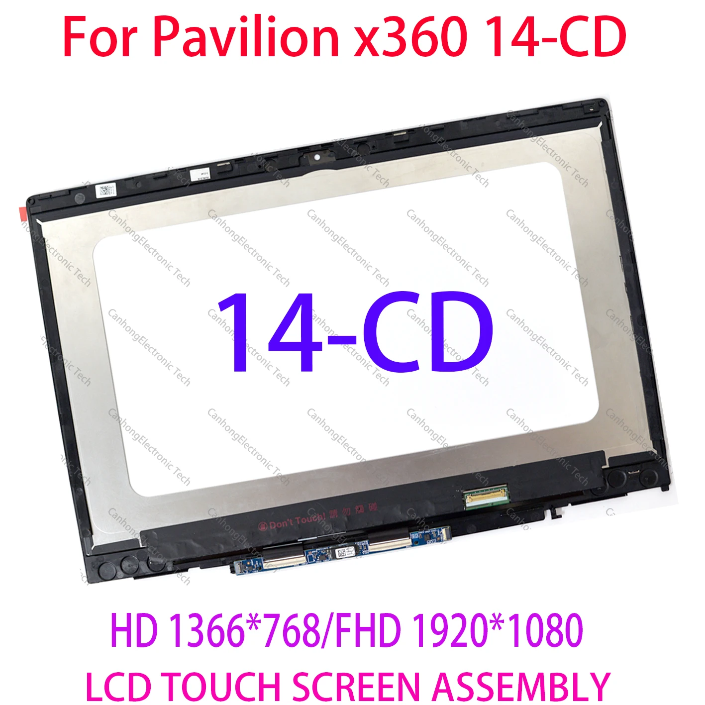

TPN-W131 14 "для ноутбуков HP Pavilion X360 14-cd 14-cd0006tu 14-cd0007ur, ЖК-дисплей с сенсорным цифровым преобразователем, сменный экран в сборе