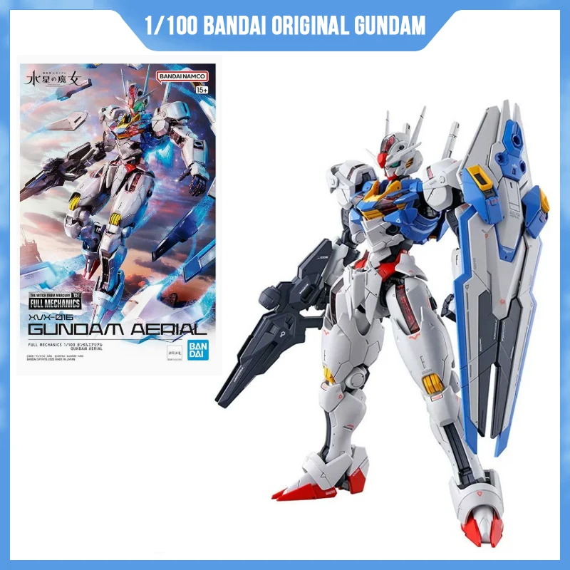 

1/100 BANDAI Original Gundam FMThe Witch From Mercury Aerial Gundam Model Kit Toys For Christmas Gift