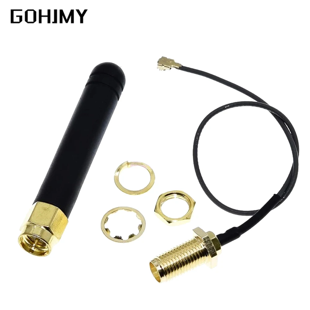 GSM-антенна для SIM800L SIM800C SIM900 SIM868 GPRS TCP IP модуль клеевой стержень антенна + SMA к IPEX соединительной линии