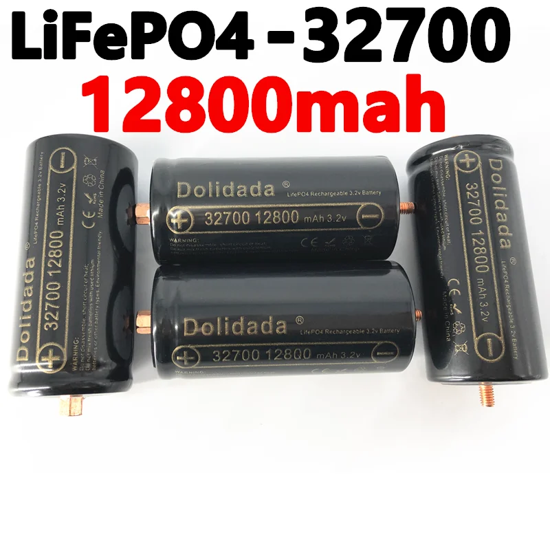 

Free Shipping Rechargeable Battery 32700 12800mAh 3.2V Lifepo4 Professional Lithium Iron Phosphate Power with Screw