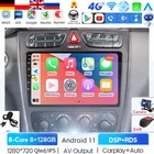 2 Din Автомобильный мультимедийный плеер Android GPS Авторадио для MercedesBenzCLKW209W203W208W463VaneoVianoVito Разделенный экран USB