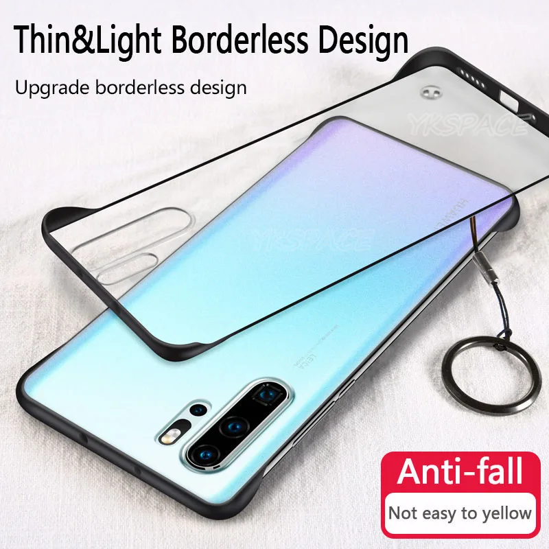 Роскошный Бескаркасный Матовый Жесткий чехол из поликарбоната + кольцо на палец