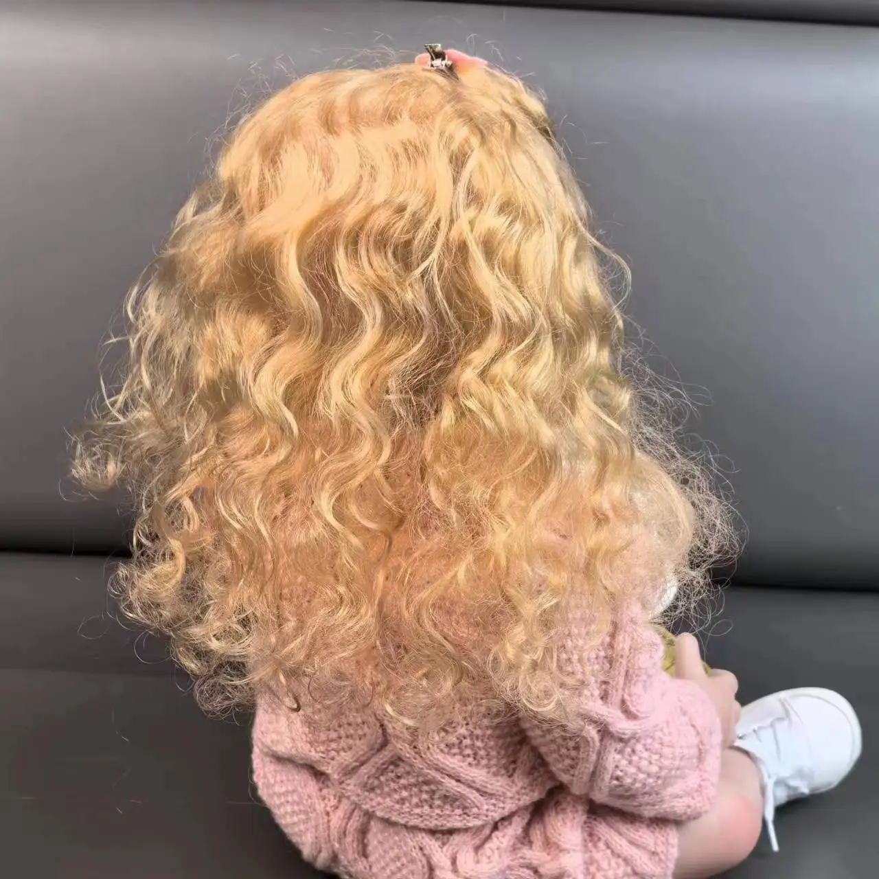 55 см полностью силиконовая кукла Reborn Baby с золотистыми волосами этнические куклы