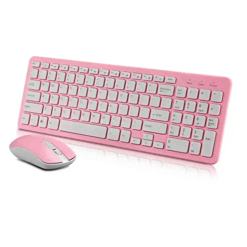 

2.4G Optical Wireless Keyboard Mouse Kit Wireless Mouse Usb Receiver Combo For Macbook Pc Laptop Portable Ultra Thin Office Su