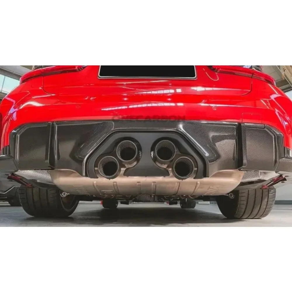 Сухой диффузор для заднего бампера из углеродного волокна BMW M3 M4 G80 G82 G83 сплиттеры