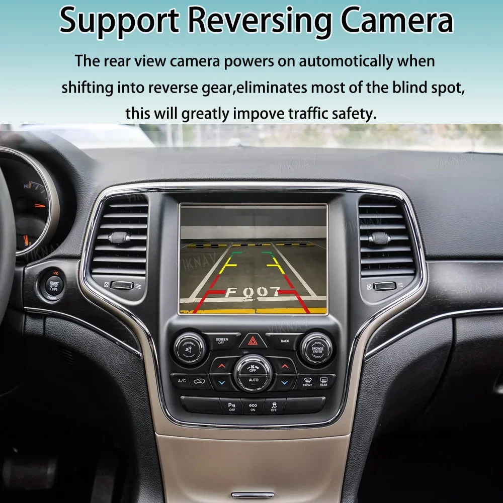 Фото Автомобильный радиоприемник Linux с интерфейсом для Chrysler 300c 2012-2016 CarPlay Android Auto Ariplay Mirror Link №3