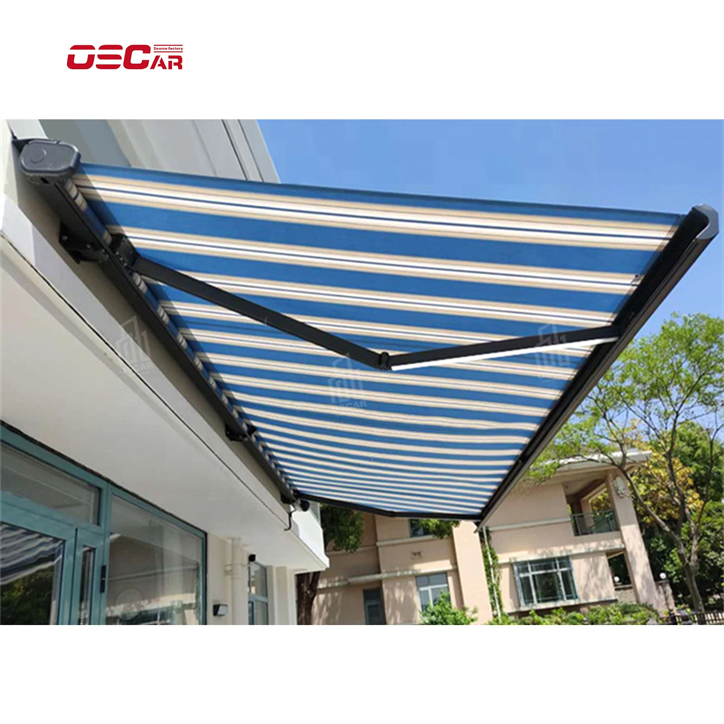 Выдвижной алюминиевый навес на крышу для террасы фотовспышка с дистанционным