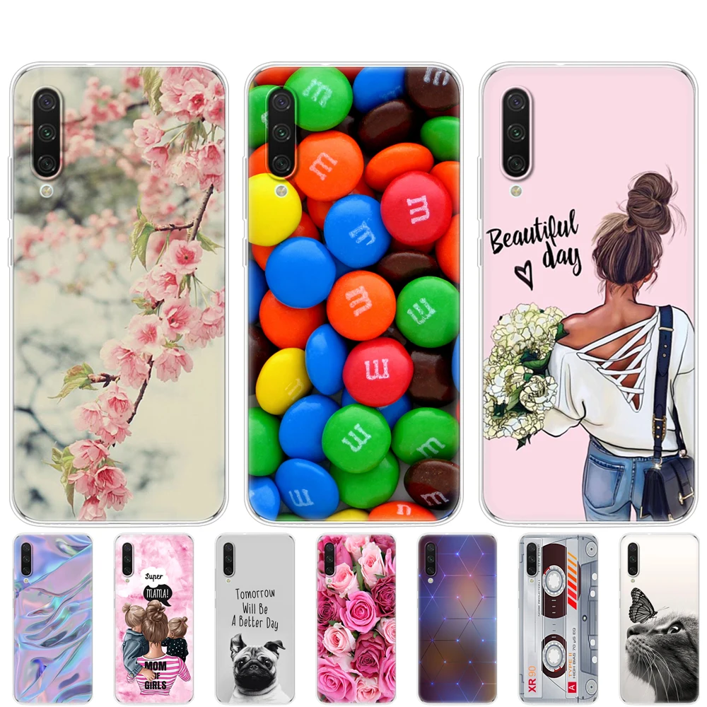 

case For xiaomi mi 9 LITE silicon Cases clear TPU Case For xiaomi mi 9 lite Back Cover For xiaomi mi9 lite coque capa bag