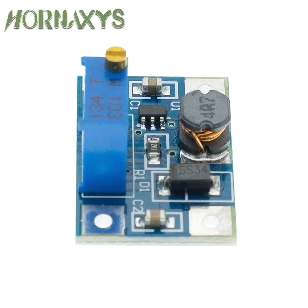 Фото DC-DC SX1308 повышающий регулируемый модуль питания DC DC повышающий преобразователь регулировка источника питания 2-24 В до 2-28 В 2 А №3