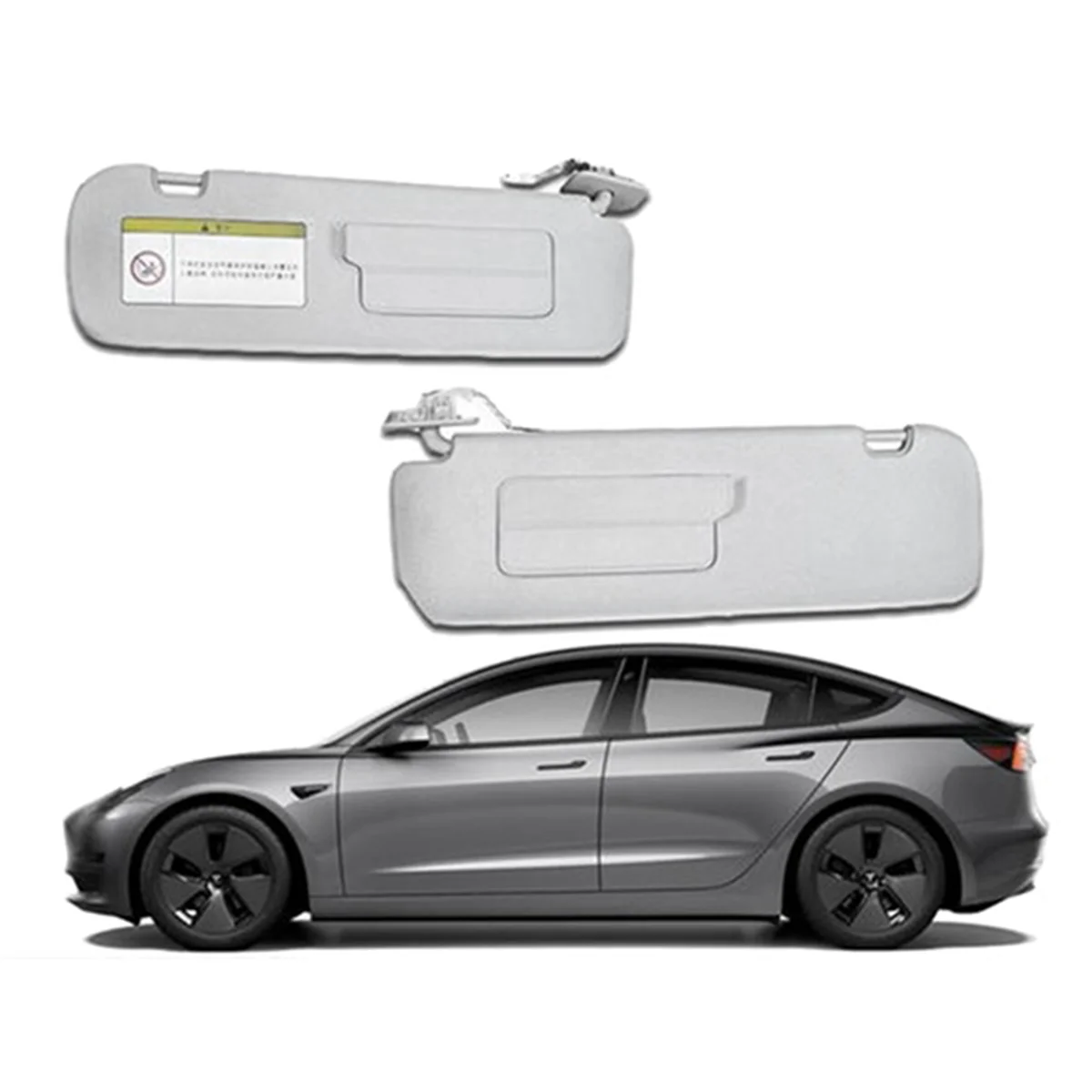 Автомобильный солнцезащитный козырек с левым боковым приводом для Tesla Model 3 2017-2023