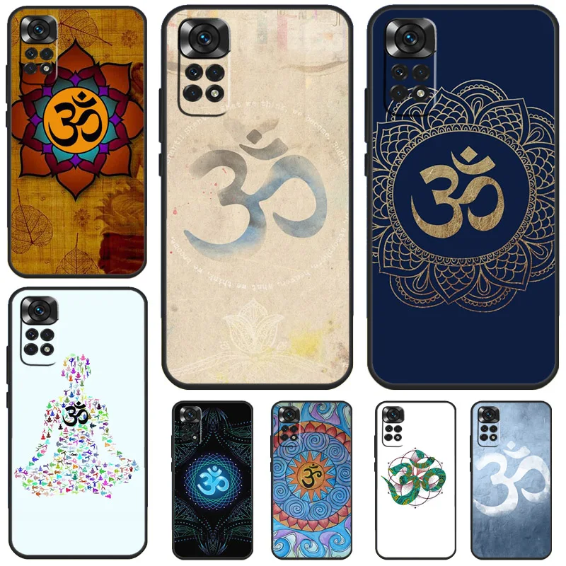 Чехол Aum Om Namaste Symbol Zen Yoga для Redmi Note 12 10 9 8 11 13 Pro 9S 10S 11S 12S чехол телефона 12C 9C 10C 13C