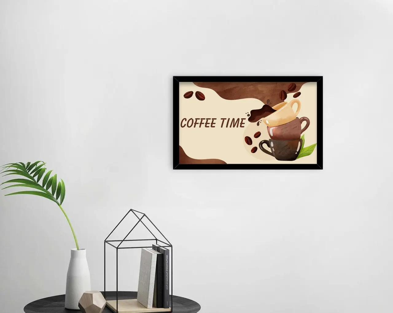 

BK дома Кофе дизайн декоративные деревянные в черной оправе Tablo-41