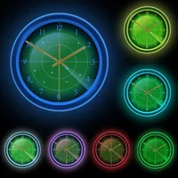 Часы в виде радара#5