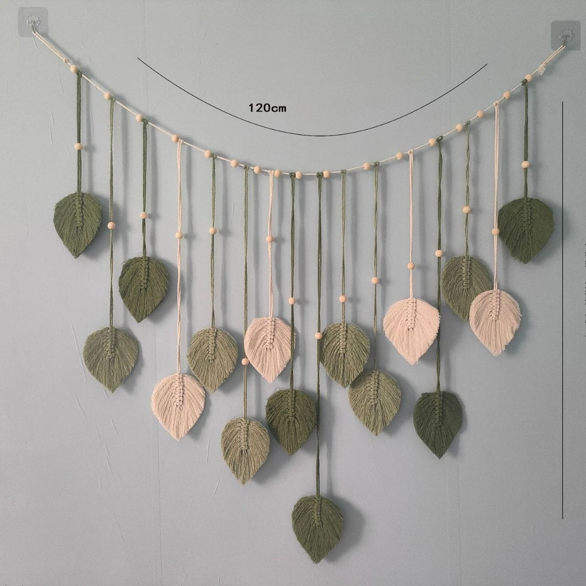 

Хлопковые Веревочные Деревянные Бусины Ручной Работы, Листья, Настенные Украшения, Фотохудожественные Кубки, Кисти