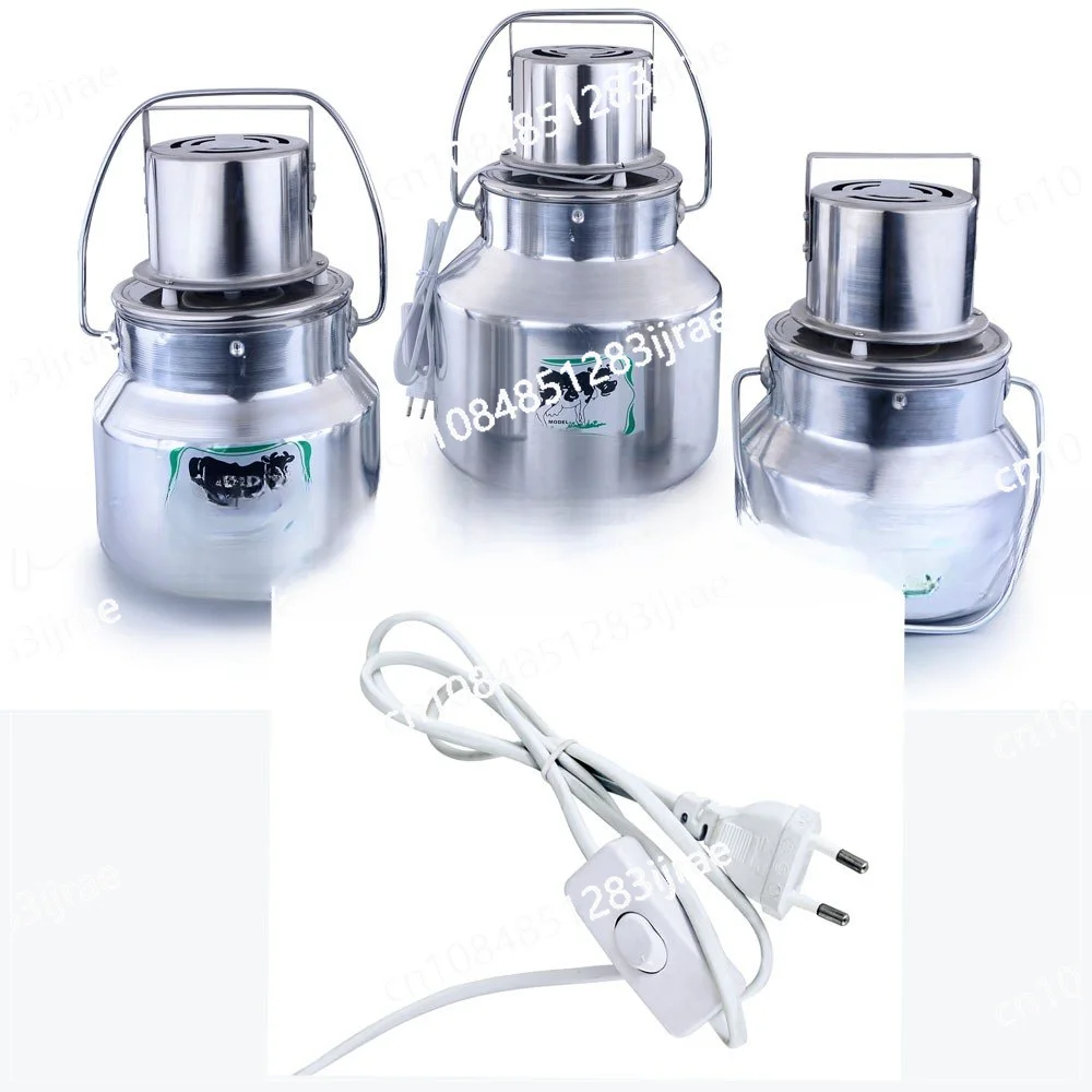 Электрическая алюминиевая Сливочная дробилка/молочный Миксер с крышкой из