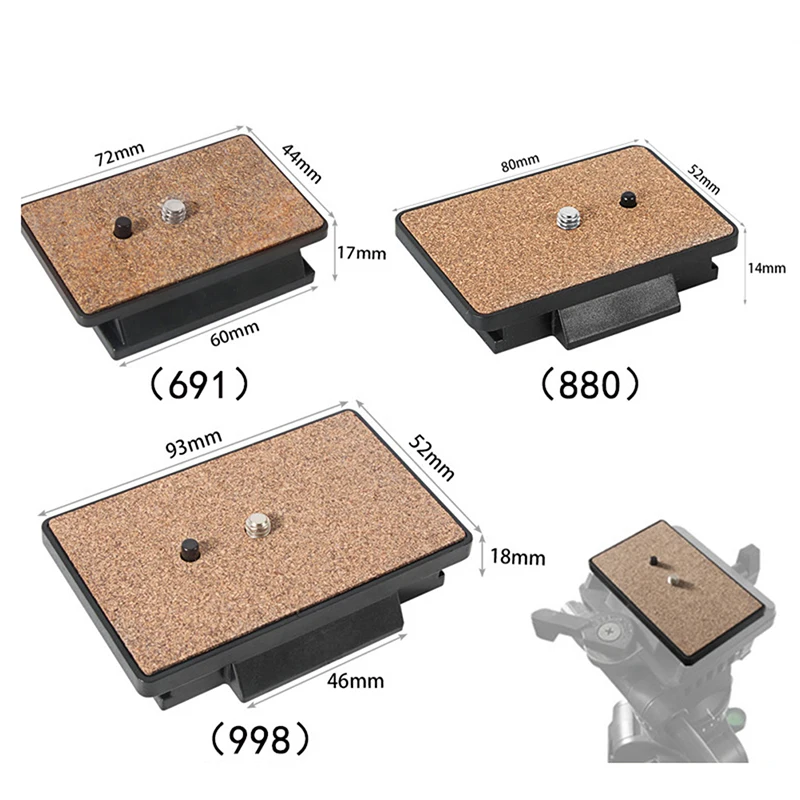 

Camera Plate Quick Release Plate Universal Tripod Plate Monopod Mount Adapter For 998 691 Tripod SLR Camera