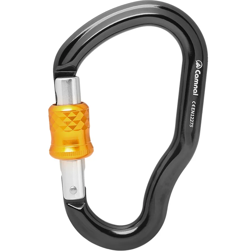 

P581 Downhill Aerial Work Jungle Exploration Mountaineering Fire Rescue Safety Oxtail Rope Quick Hanging Main Lock 25kn