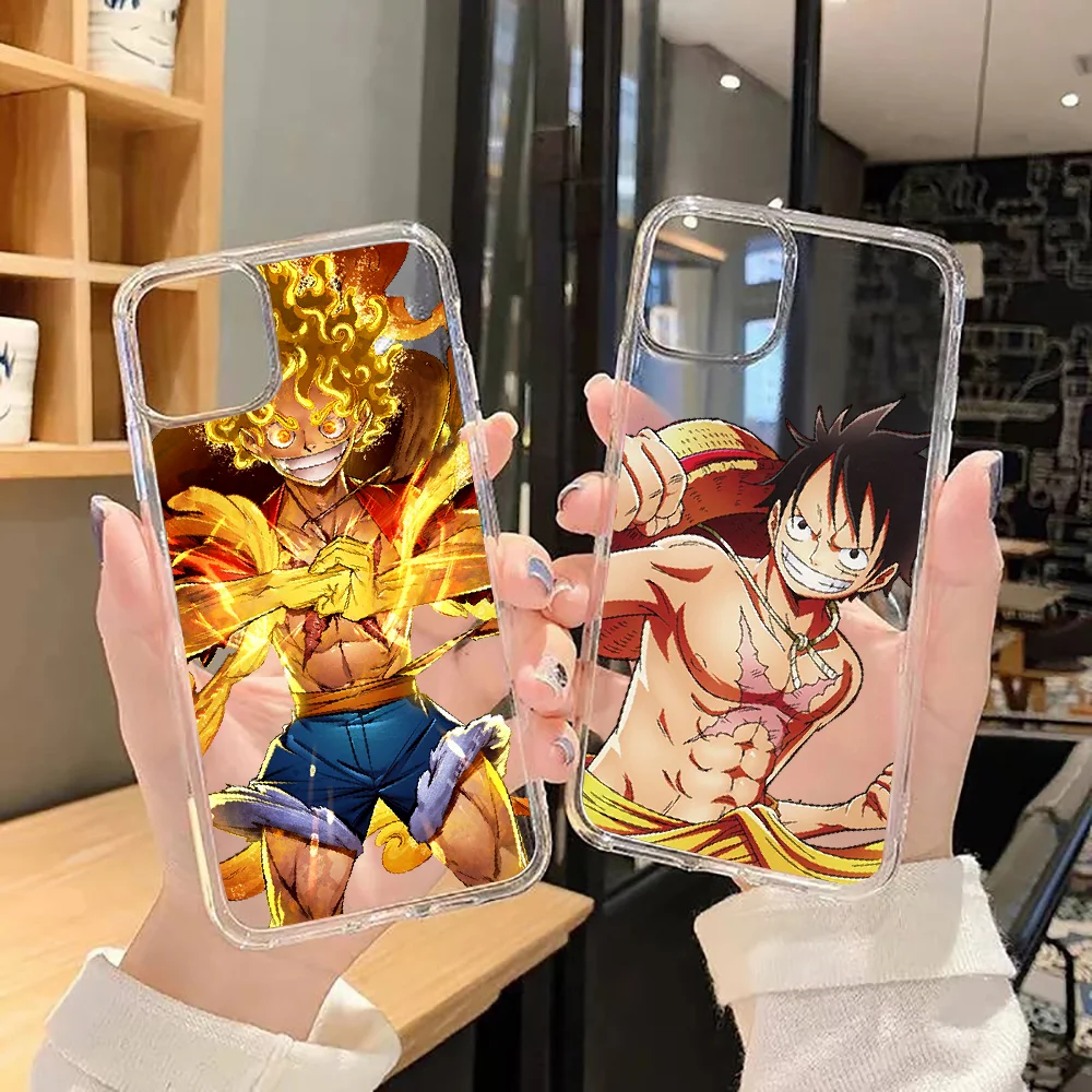 

ONE PIECE Luffy Zoro Nika Phone Case Transparent For Xiaomi Redmi Note 7 7A 8 8T 9 9A 9S 10 K30 Pro Ultra transparent pretty