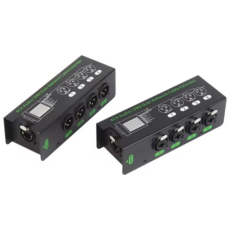 Фото 1 пара 4-канальных 6,5 + 3-контактных XLR аудио/DMX удлинитель сетевого кабеля DMX512 удлинитель сетевого сигнала 1 штекер + 1 гнездо №3