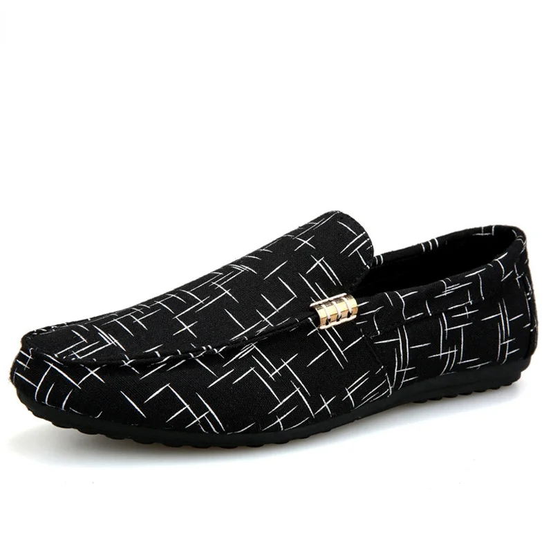 

Summer boat shoes men's Korean version breathable casual canvas lazy people pedal old Beijing cloth shoes