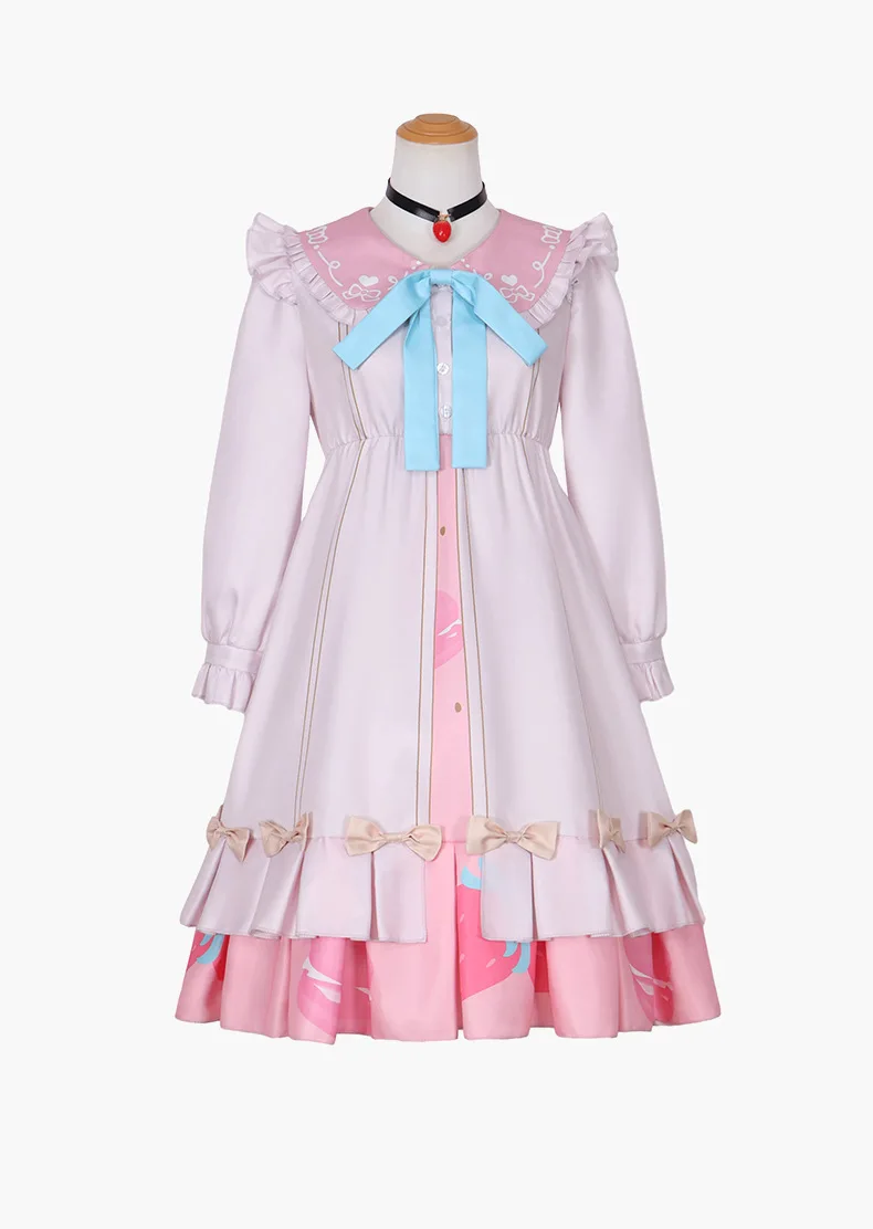 Фото Новое поступление проекта Sekai Colorful Stage Shizuku Cos Otori Emu Momoi Airi Косплей Костюм Униформа Платье Костюм для ролевых игр Необычные №3