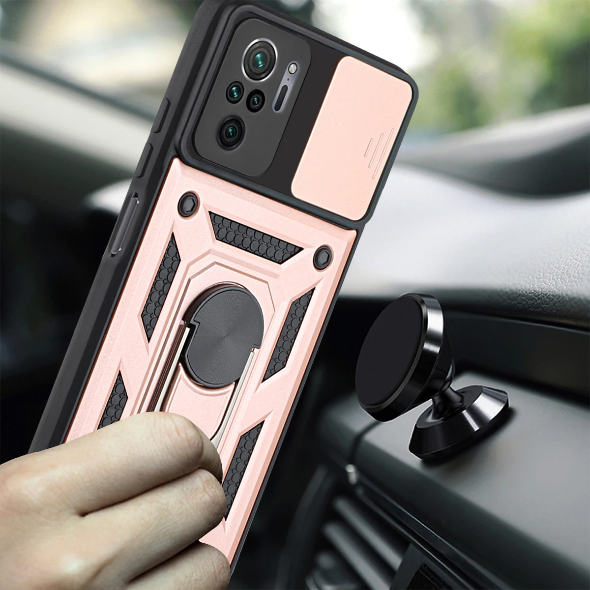 Защитный чехол для телефона с объективом Redmi 10 Power 10C Prime 2022 Note 10S Pro Max 4G 10T 5G