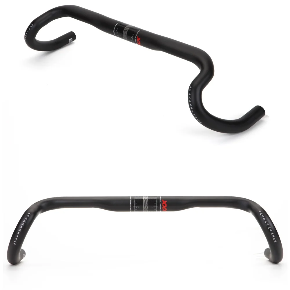 

2022 new Carbon Gravel handlebar Big Flare Bar Cyclocross Road Bike handlebars 400/420/440mm carbon fiber bicycle handlebar
