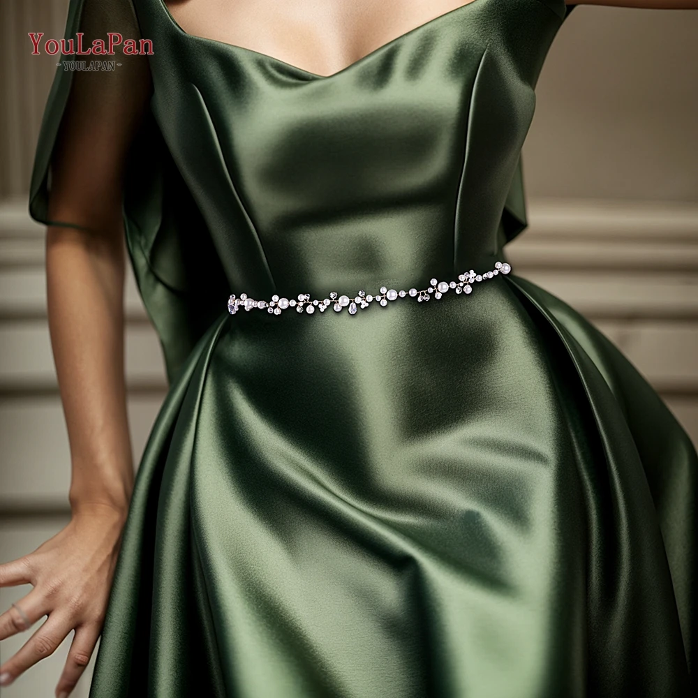 Модный жемчужный пояс YouLaPan свадебные аксессуары с кристаллами ювелирные изделия