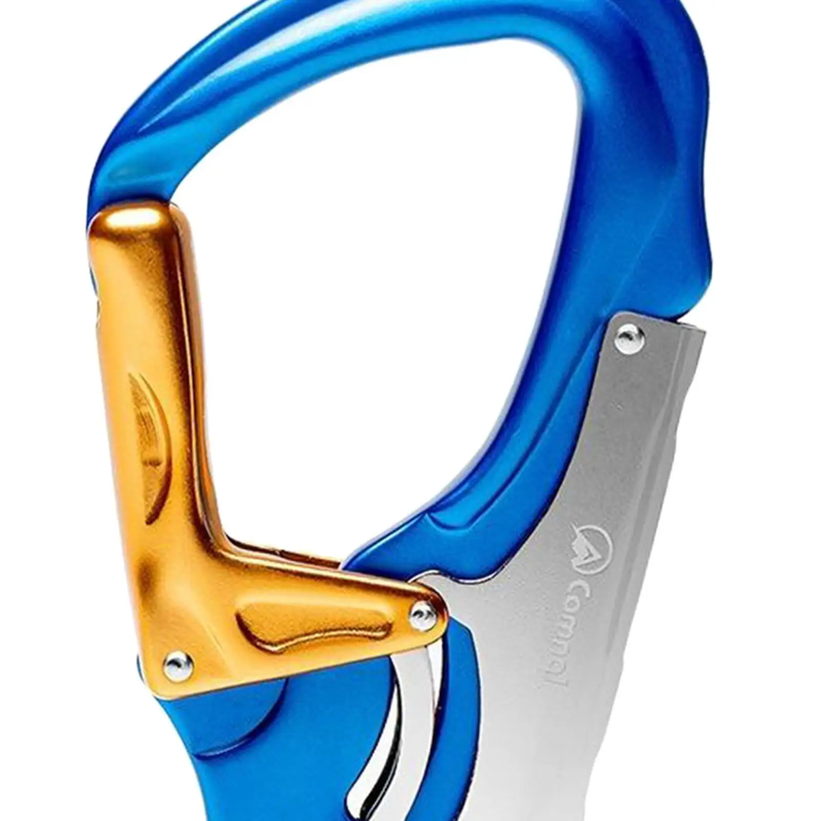 

35KN Safety Snap Hook Clip Rock Climbing Abseiling Fall Arrest Carabiner Black