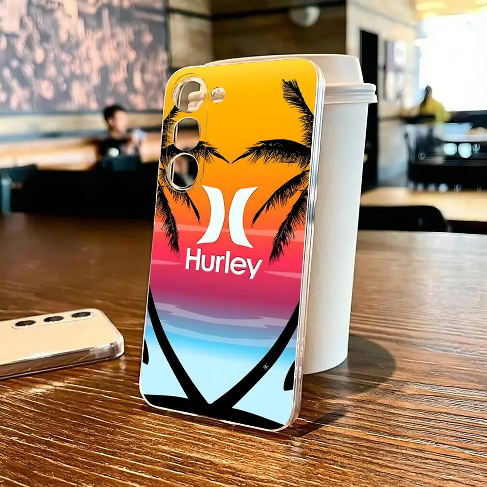 Фото Чехол для телефона Brand H-Hurley-YES для Samsung S26 S25 S24 S23 S22 Ultra Plus FE A55 15 16 4G 5G Противоударный прозрачный чехол №5