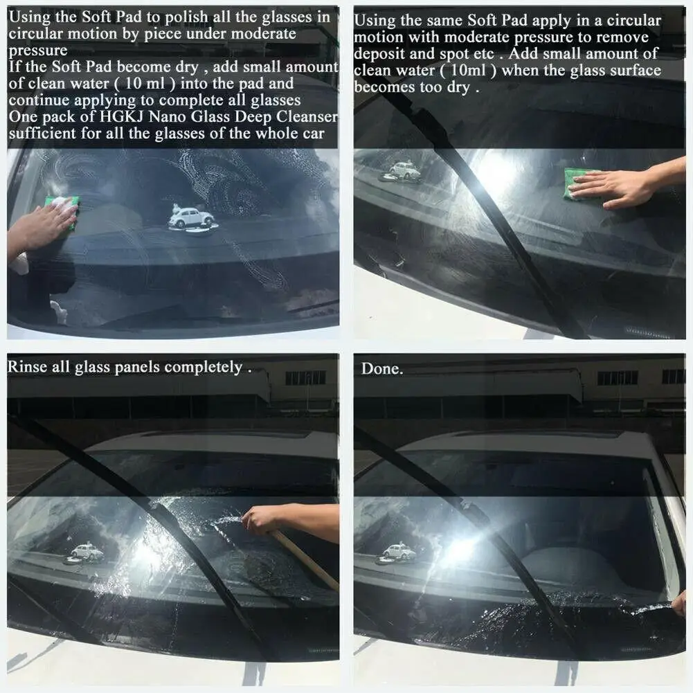 

New Glass Deep Cleanser Car Windscreen Scratch Remove Scratch Tool Remover Window Repair Pad Auto Glass Brush Polishing I3o5