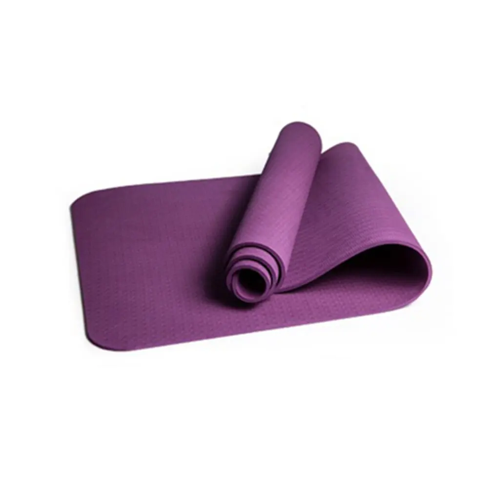

6MM TPE Non-slip Yoga Mats For Fitness Slim Yoga Gym Exercise Mats environmental Tasteless Pad Fitness Mat Sport 8 Colors