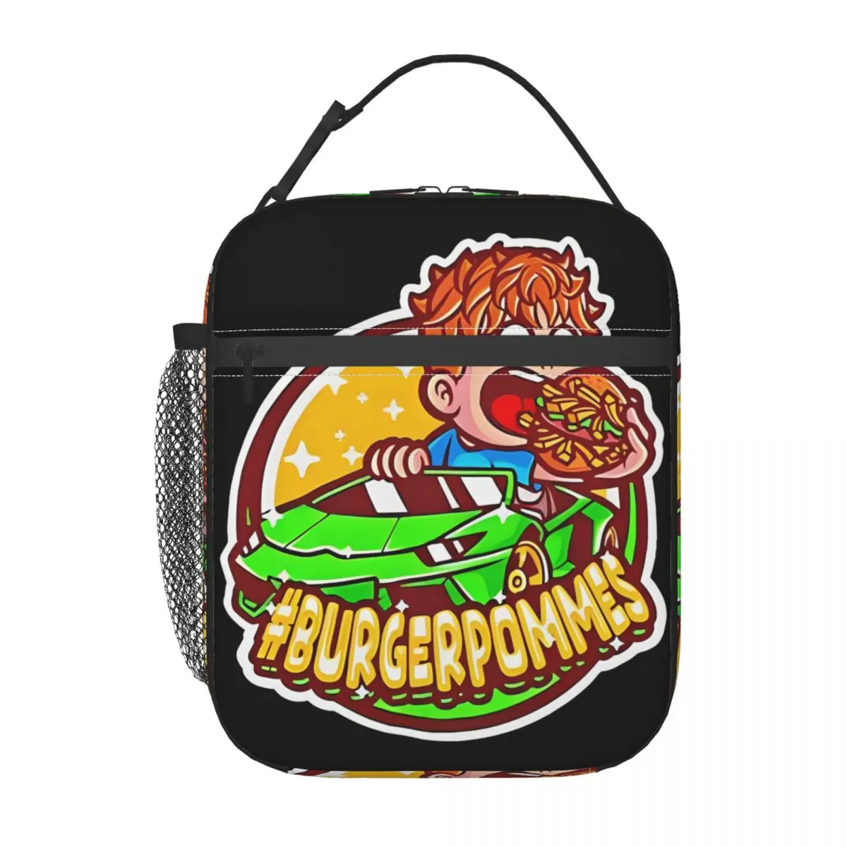 Burgerles ICrimax 2024 изолированная сумка для ланча с новыми песнями смешная мультяшная