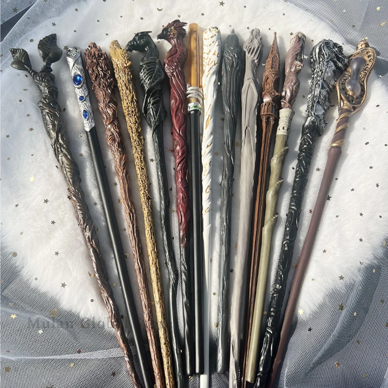 14 стилей смоляные волшебные палочки с коробкой металлический сердечник детская