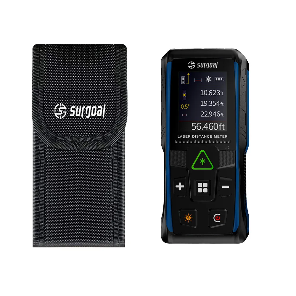 

Зеленые лазерные дальномеры, 100 м, многофункциональные, с цифровым уровнем, цветным экраном, измеритель вибрации, лазерная лента