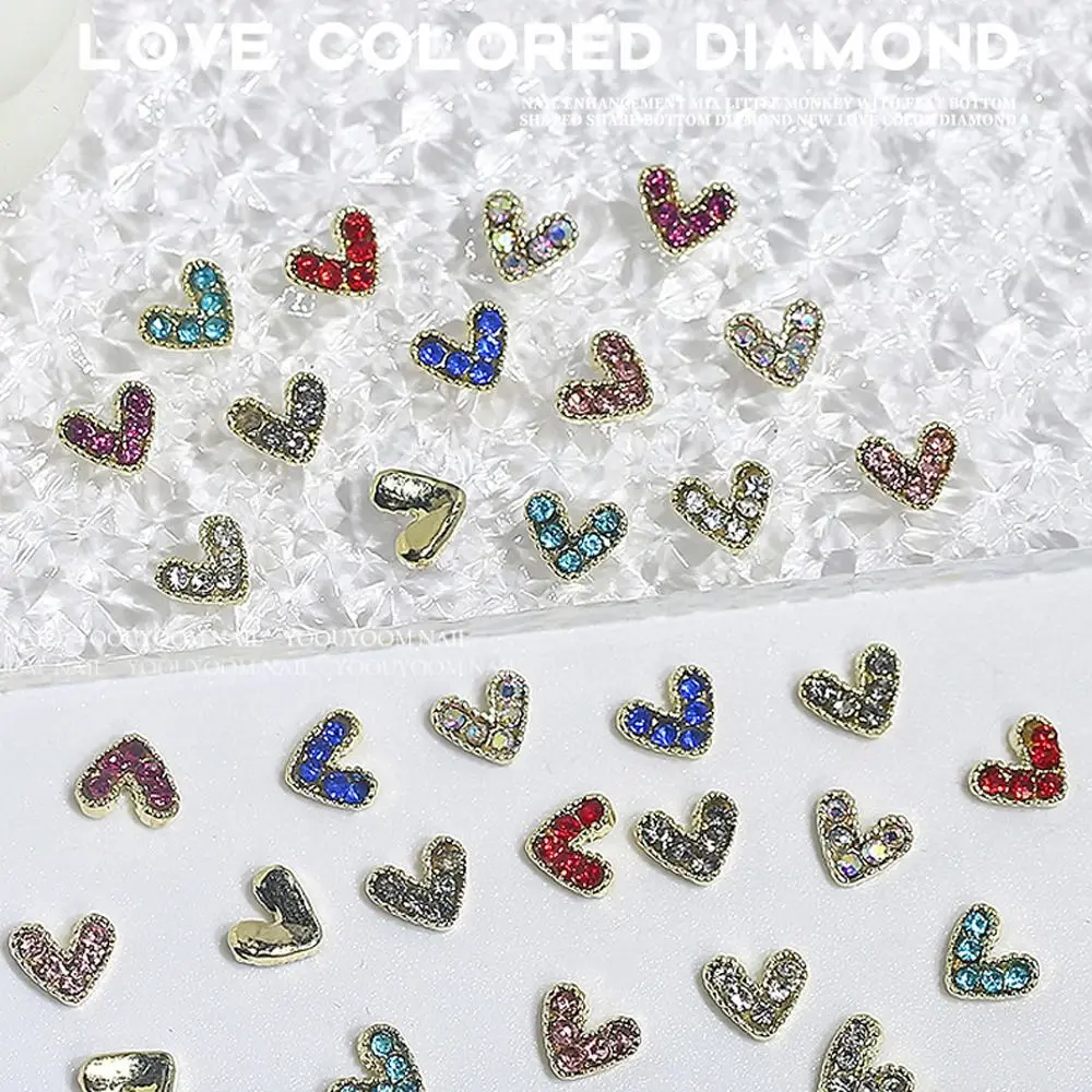 

Manicure Accessories Japanese Nail Art Love Heart Nail Drills Heart Nail Decorations Nail Art Jewelry Nail Rhinestones